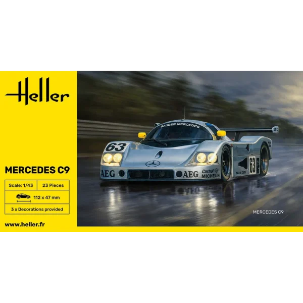 1000801070-2 Heller - Mercedes C9 - 80107