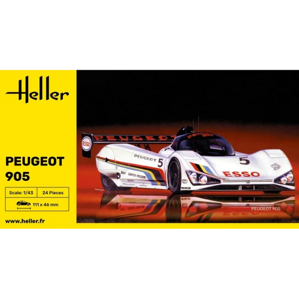 1000801100-2 Heller - Peugeot 905 - 80110