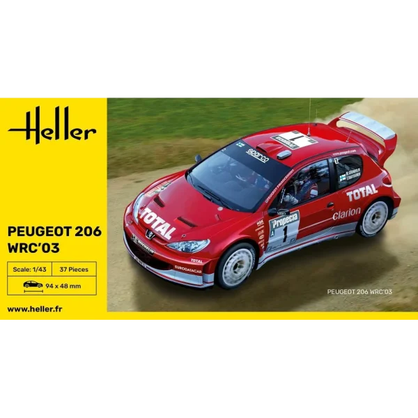 Heller - Peugeot 206 WRC'03 - 80113