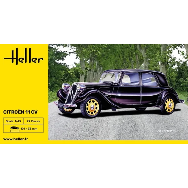 1000801590-2 Heller - Citroen 11 CV - 80159