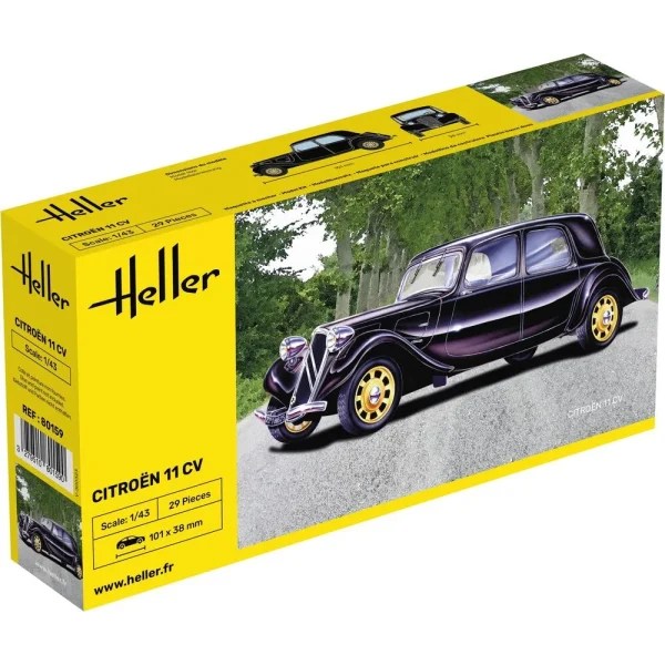 1000801590 Heller - Citroen 11 CV - 80159