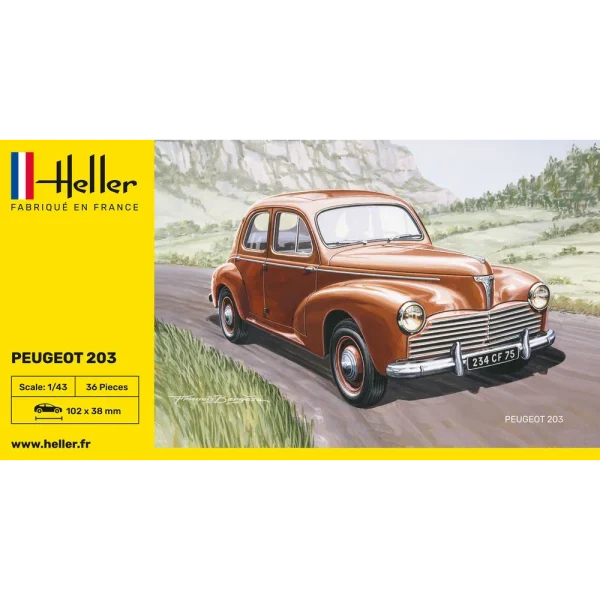 1000801600-2 Heller - Peugeot 203 - 80160