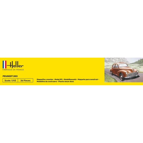 1000801600-4 Heller - Peugeot 203 - 80160