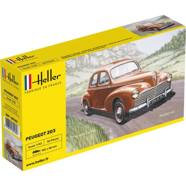 1000801600 Heller - Peugeot 203 - 80160
