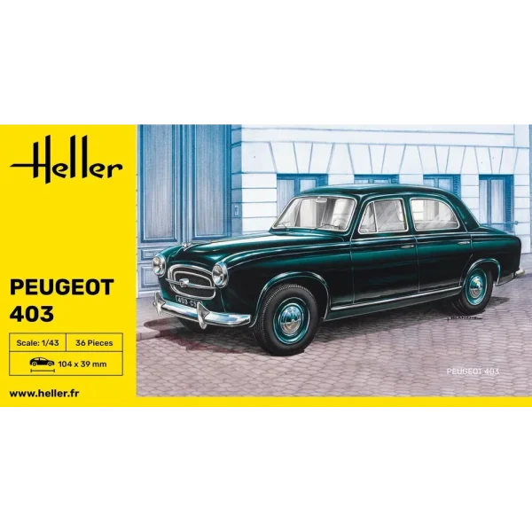 1000801610-2 Heller - Peugeot 403 - 80161