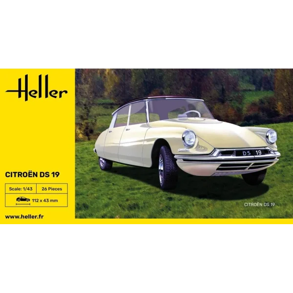 1000801620-2 Heller - Citroen DS 19 - 80162