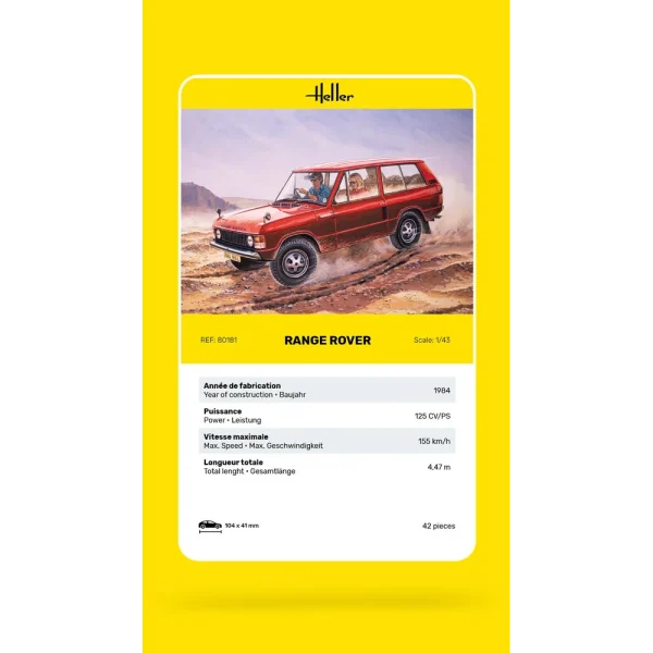 1000801810-card Heller - Range Rover - 80181