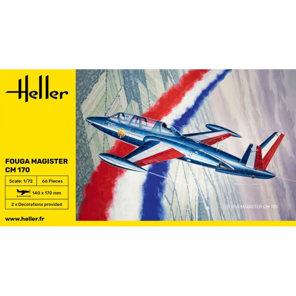 1000802200-2 Heller - Fouga Magister CM 170 - 80220