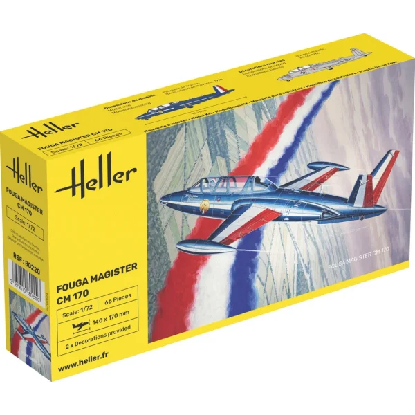 1000802200 Heller - Fouga Magister CM 170 - 80220