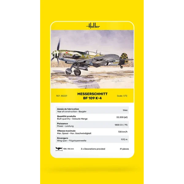 Heller - Messerschmitt Bf 109 K-4 - 80229