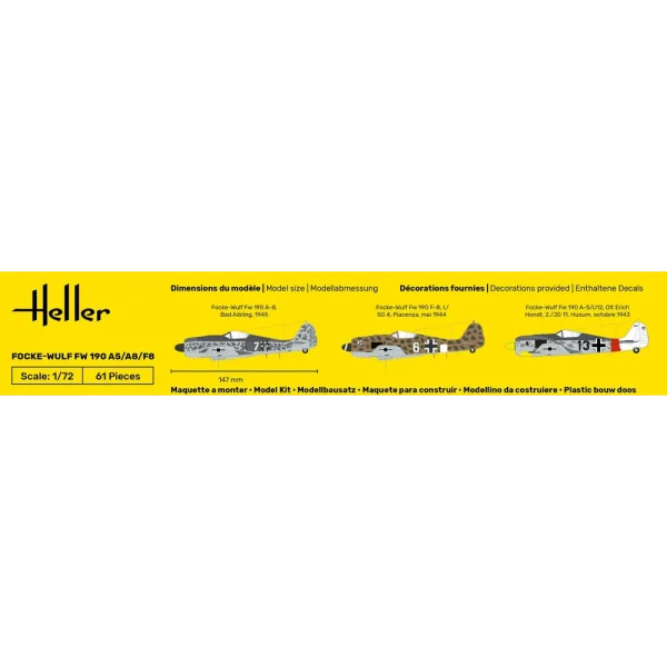 Heller - FW 190 A5/A8/F8 - 80235
