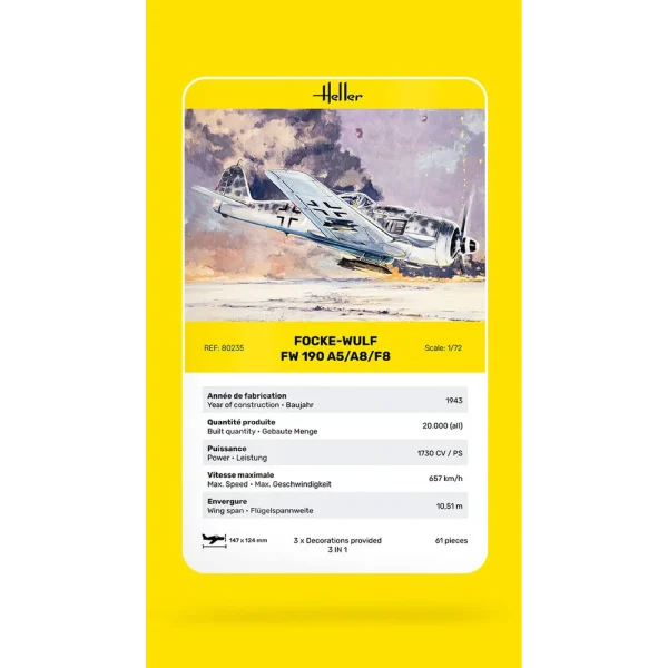 Heller - FW 190 A5/A8/F8 - 80235