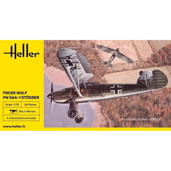 1000802380-2 Heller - Focke Wulf FW 56A-1 Stösser - 80238