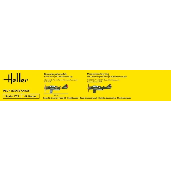 1000802470-4 Heller - PZL 23 Karas - 80247