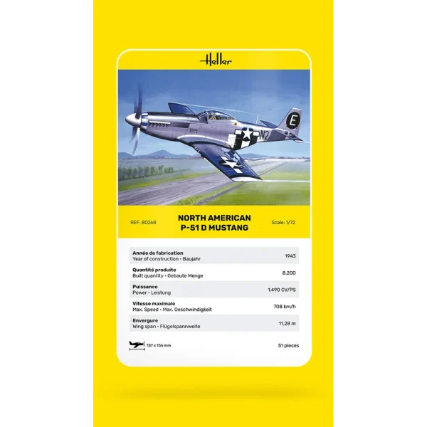 Heller - P-51 Mustang - 80268
