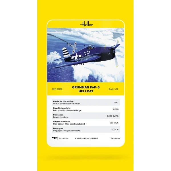 Heller - F6F Hellcat - 80272