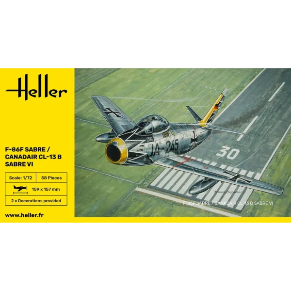 1000802770-2 Heller - F-86F Sabre / Canadair CL-13 B Sabre VI - 80277