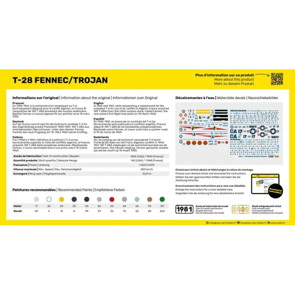 1000802790-3 Heller - T-28 Fennec / Trojan - 80279
