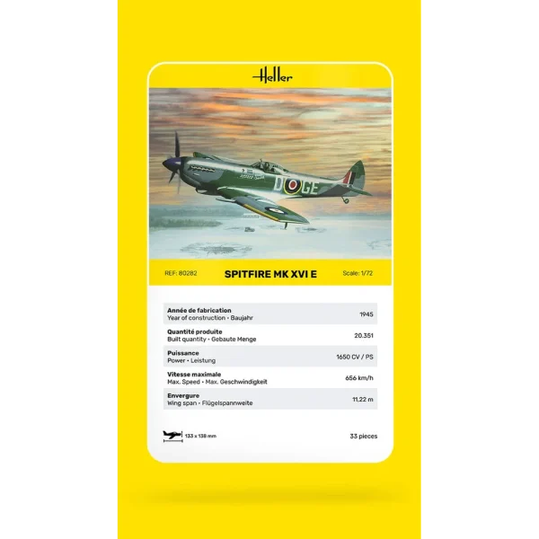1000802820-card Heller - Spitfire - 80282