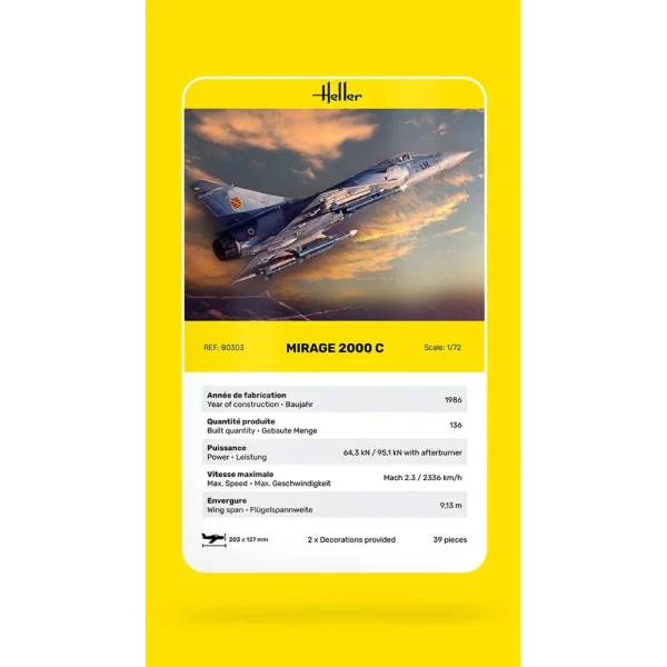 Heller - Mirage 2000 C - 80303