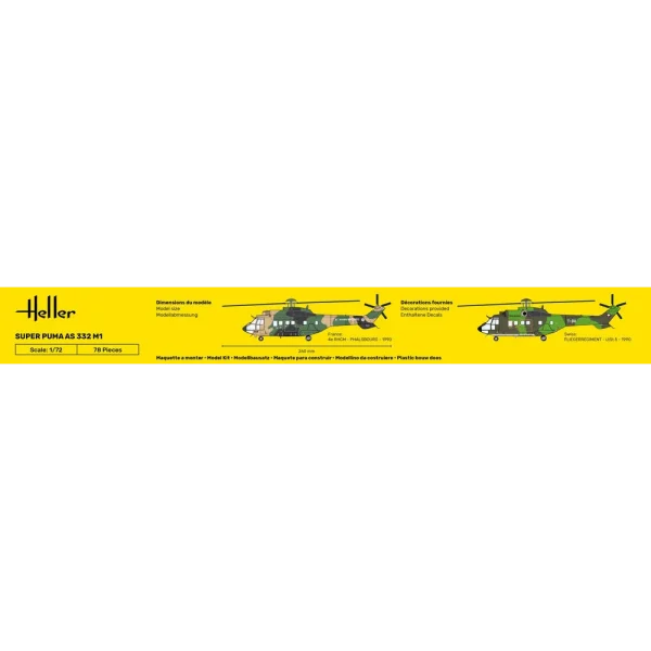 1000803670-4 Heller - Super Puma AS 332 M1 - 80367