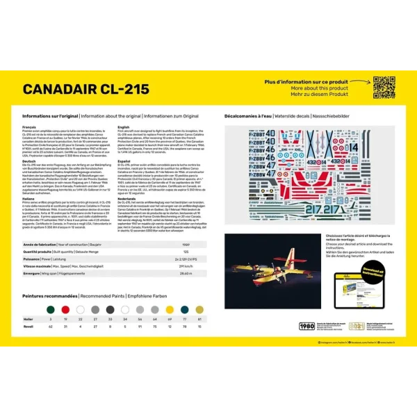Heller - Canadair CL-215 - 80373