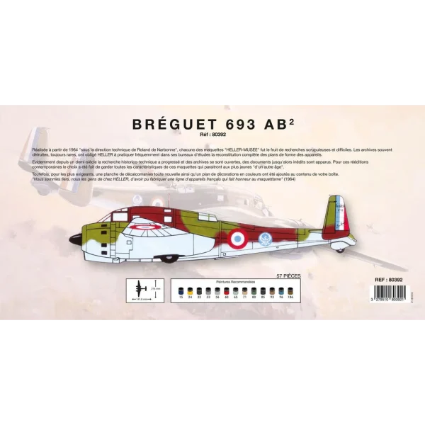1000803920-3 Heller - Breguet 693/2 - Heller Museum - 80392