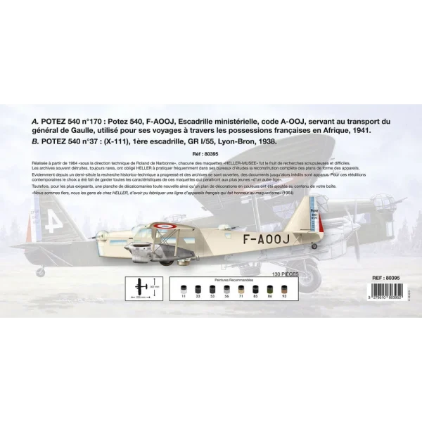 Heller - Potez 540 - Heller Museum - 80395