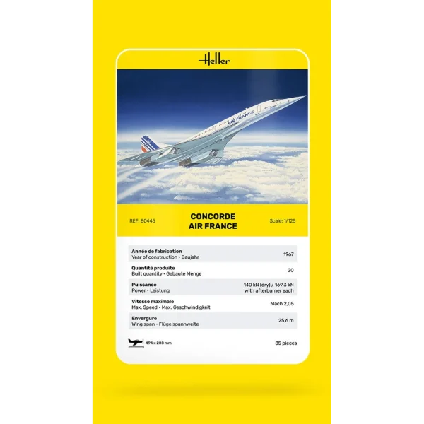 Heller - Concorde AF - 80445
