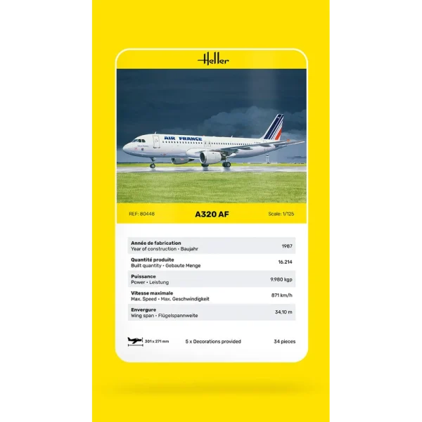 Heller - A320 AF - 80448