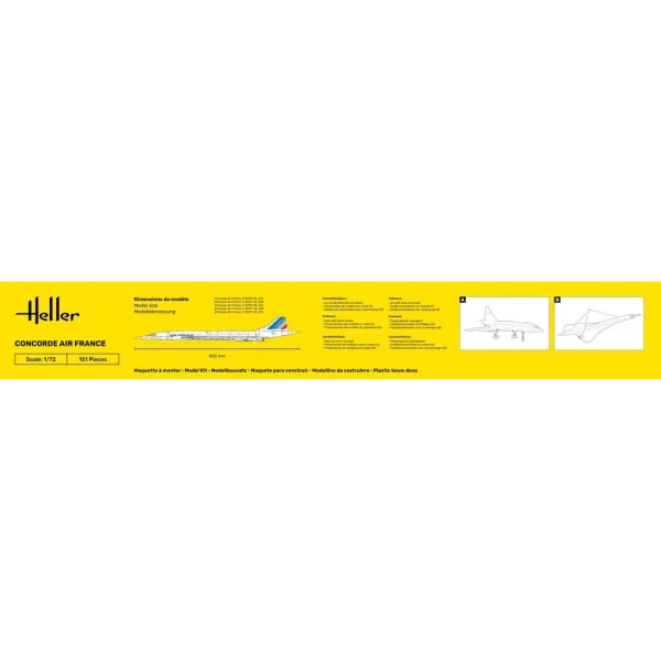 1000804690-4 Heller - Concorde AF - 80469