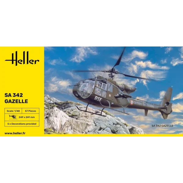1000804860-2 Heller - SA 342 Gazelle - 80486