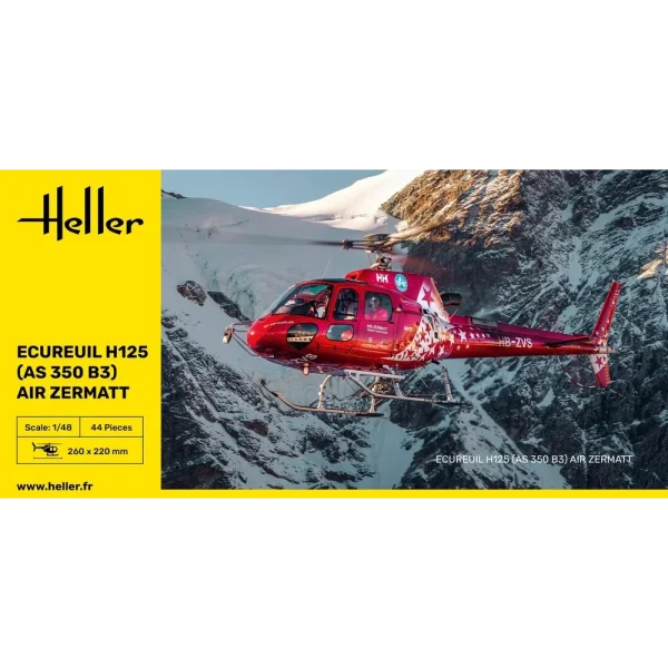 1000804900-2 Heller - Ecureuil H125 (AS 350 B3) Air Zermatt - 80490