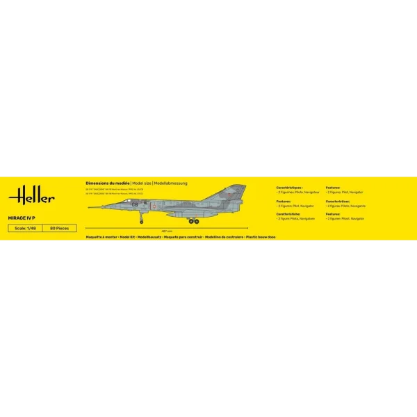 1000804930-4 Heller - Mirage IV P - 80493