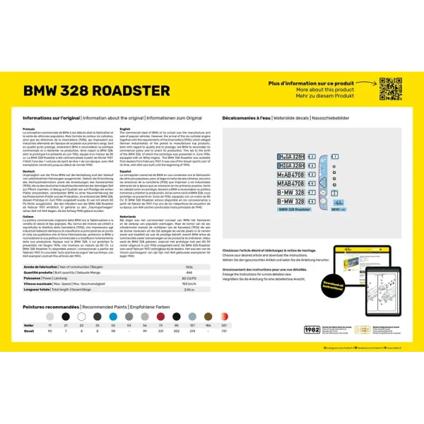 Heller - BMW 328 Roadster - 80701