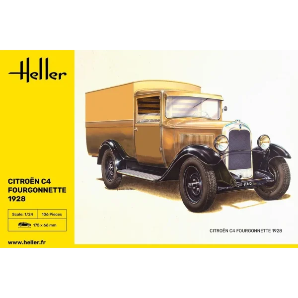 1000807030-2 Heller - Citroen C4 Fourgonnette 1928 - 80703