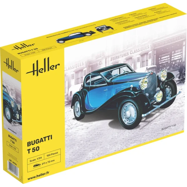 1000807060 Heller - Bugatti T 50 - 80706