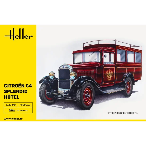 1000807130-2 Heller - Citroen C4 "Splendid Hotel" - 80713