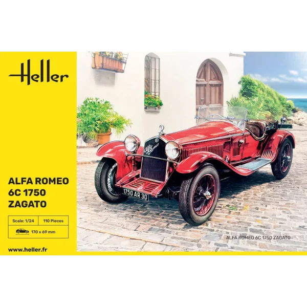 1000807150-2 Heller - Alfa Romeo 6C 1750 Zagato - 80715