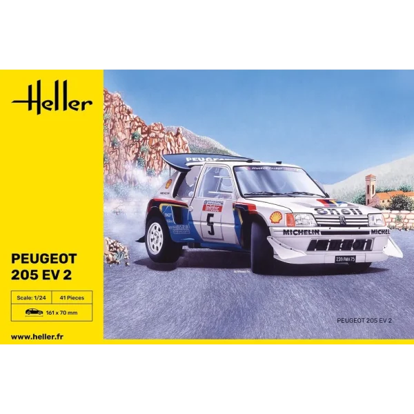 1000807160-2 Heller - Peugeot 205 EV 2 - 80716