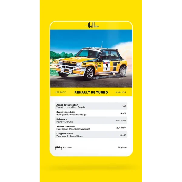 Heller - Renault R5 Turbo - 80717
