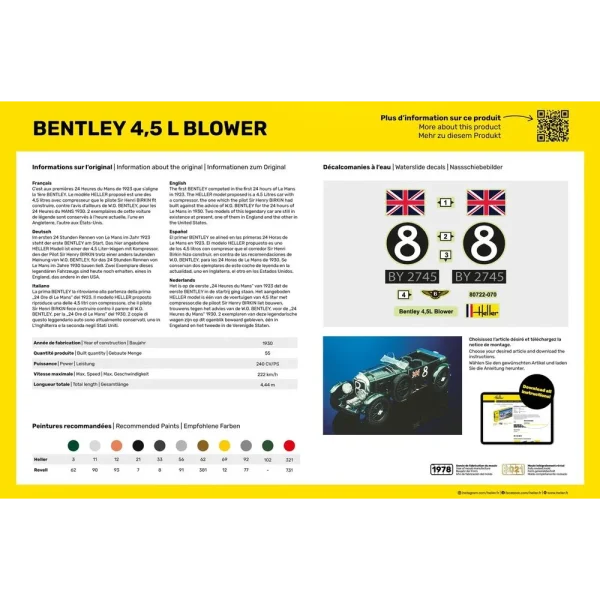 Heller - Bentley Blower - 80722