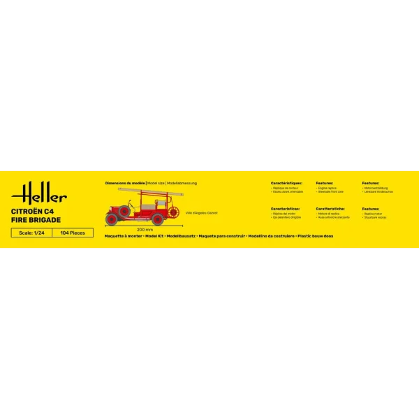 Heller - Citroen C4 Fire Brigade - 80733