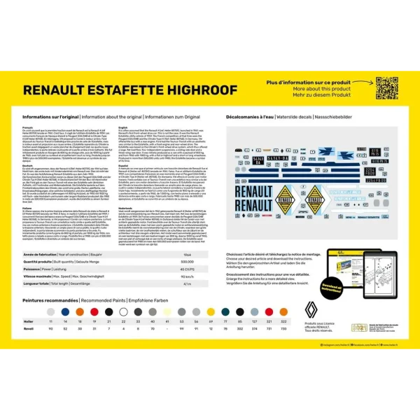 Heller - Renault Estafette Highroof - 80740