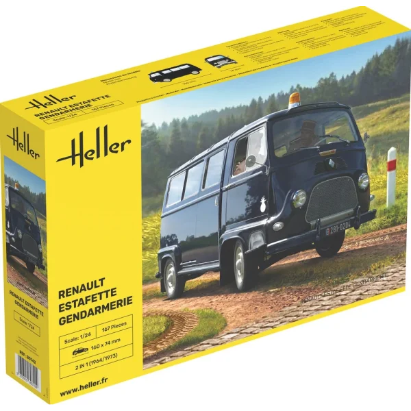 1000807420 Heller - Renault Estafette Gendarmerie - 80742
