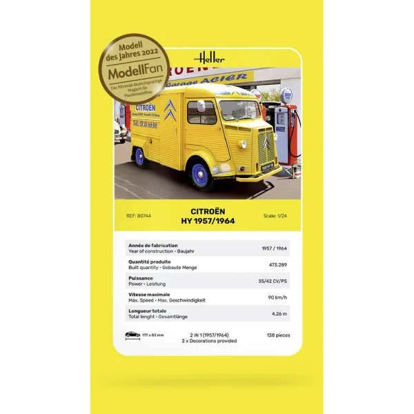 Heller - CITROEN HY 1957/1964 - 80744