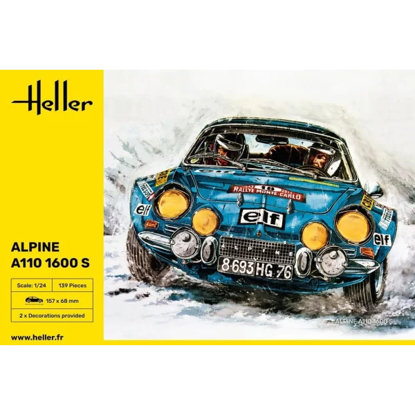 1000807450-2 Heller - Alpine A110 (1600S) - 80745