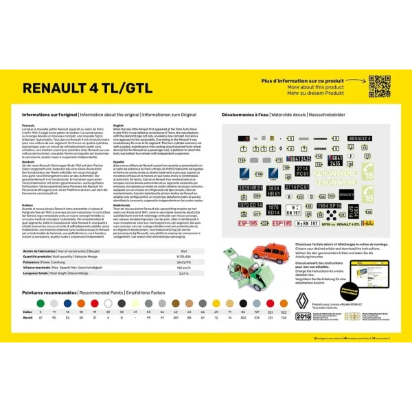 Heller - Renault 4TL/GTL - 80759