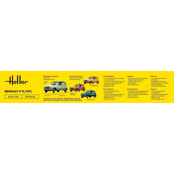 Heller - Renault 4TL/GTL - 80759