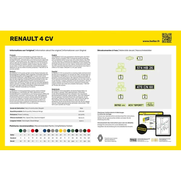 Heller - Renault 4 CV - 80762